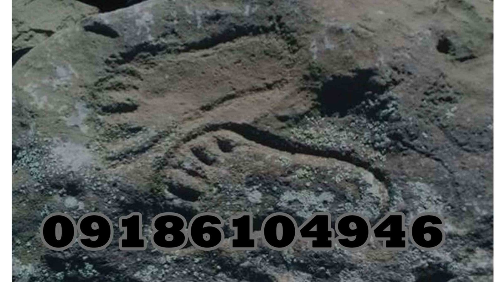 Footprints in burial and treasure hunting