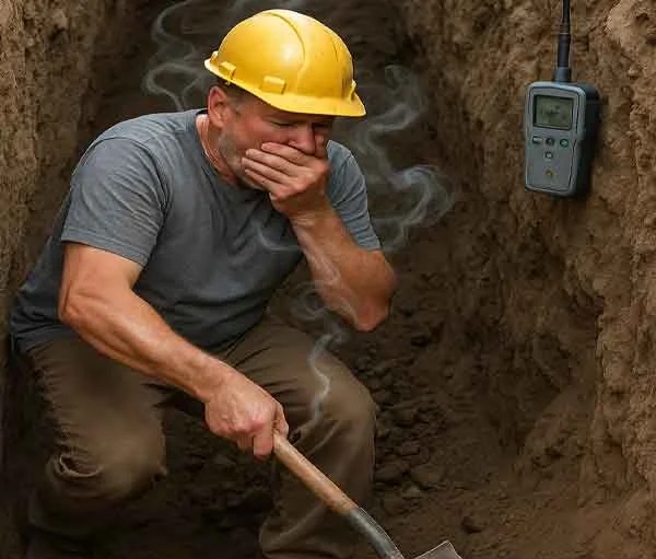 گاز گرفتگی در گنج یابی و دفینه یابی