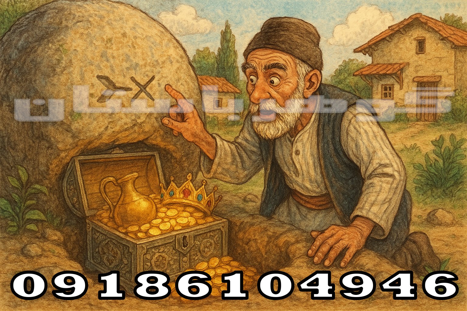 نشانه های گنج در روستا